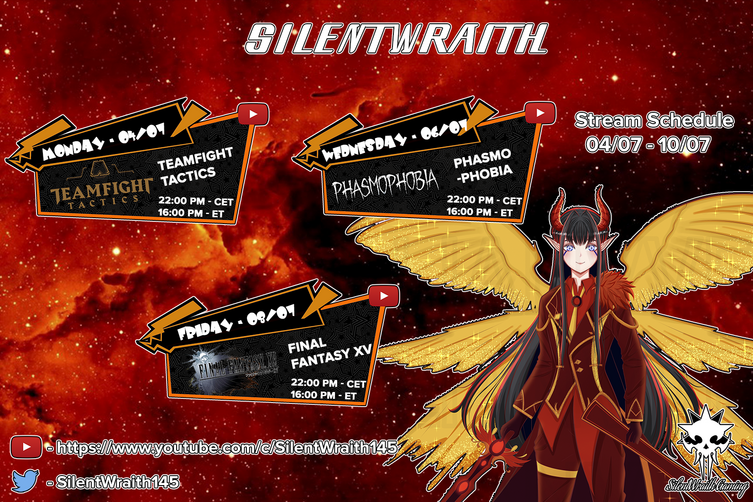 New SilentWraith Schedule New SilentWraith Schedule
