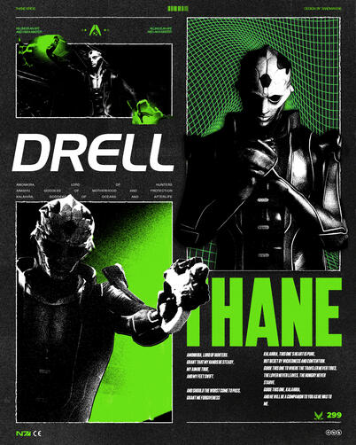 Thane Krios - Brutalism Poster